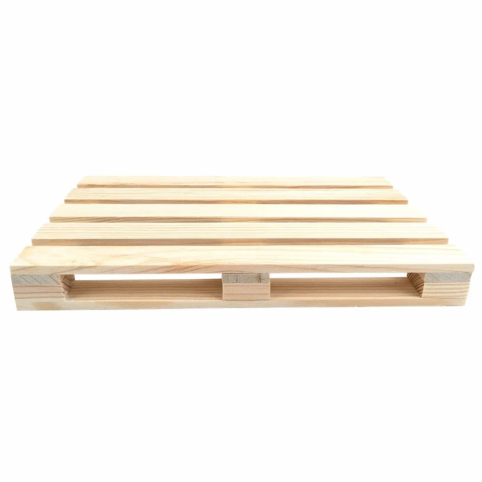 Ideen mit Herz Minipalés de madera decorativos 24 x 16 x 2,5 cm 2 unidades