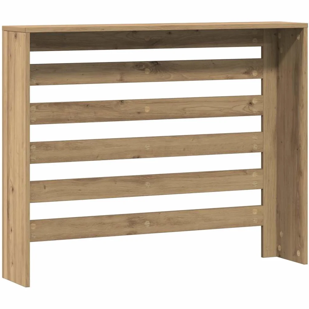 Cubierta de radiador Madera Color Roble 104x20x82 cm