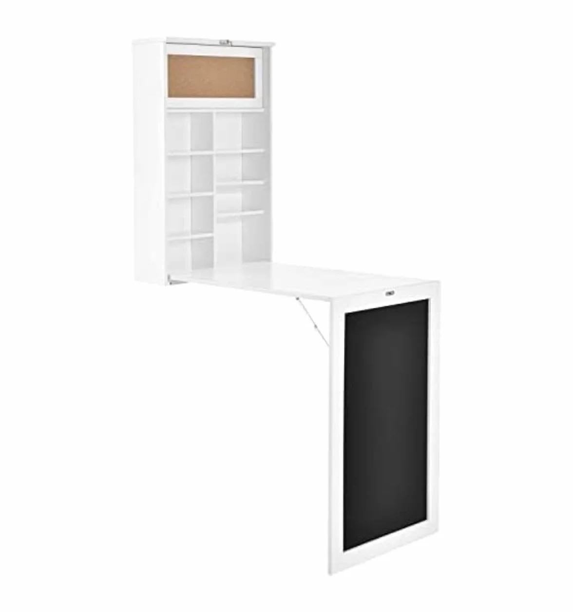 InnovaGoods Mesa Plegable de Pared Woldy 80x50x18 cm Blanco