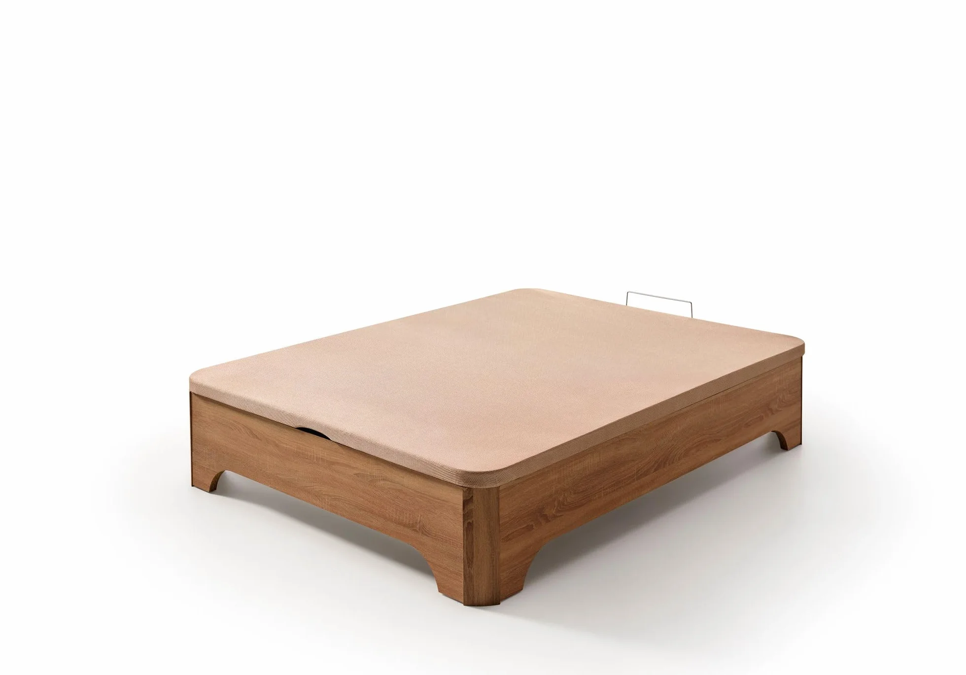 Matris - Canapé Abatible Elevado con Patas Elegance, Arcón Gran Capacidad, Base Transpirable 3D, Apertura Hidráulica, Estructura Reforzada, Varios Tamaños y Colores - Sin Montaje