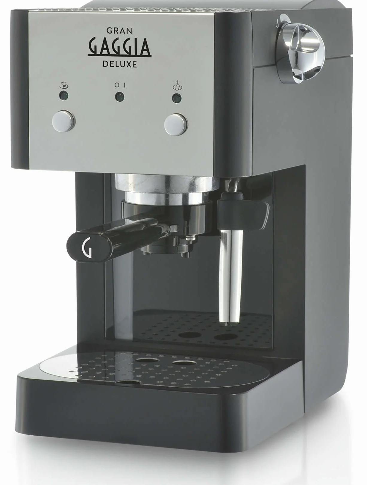 Gaggia RI8425/11 - Cafetera (Independiente, Máquina espresso, 1 L, De café molido, 1025W, Negro, Plata)