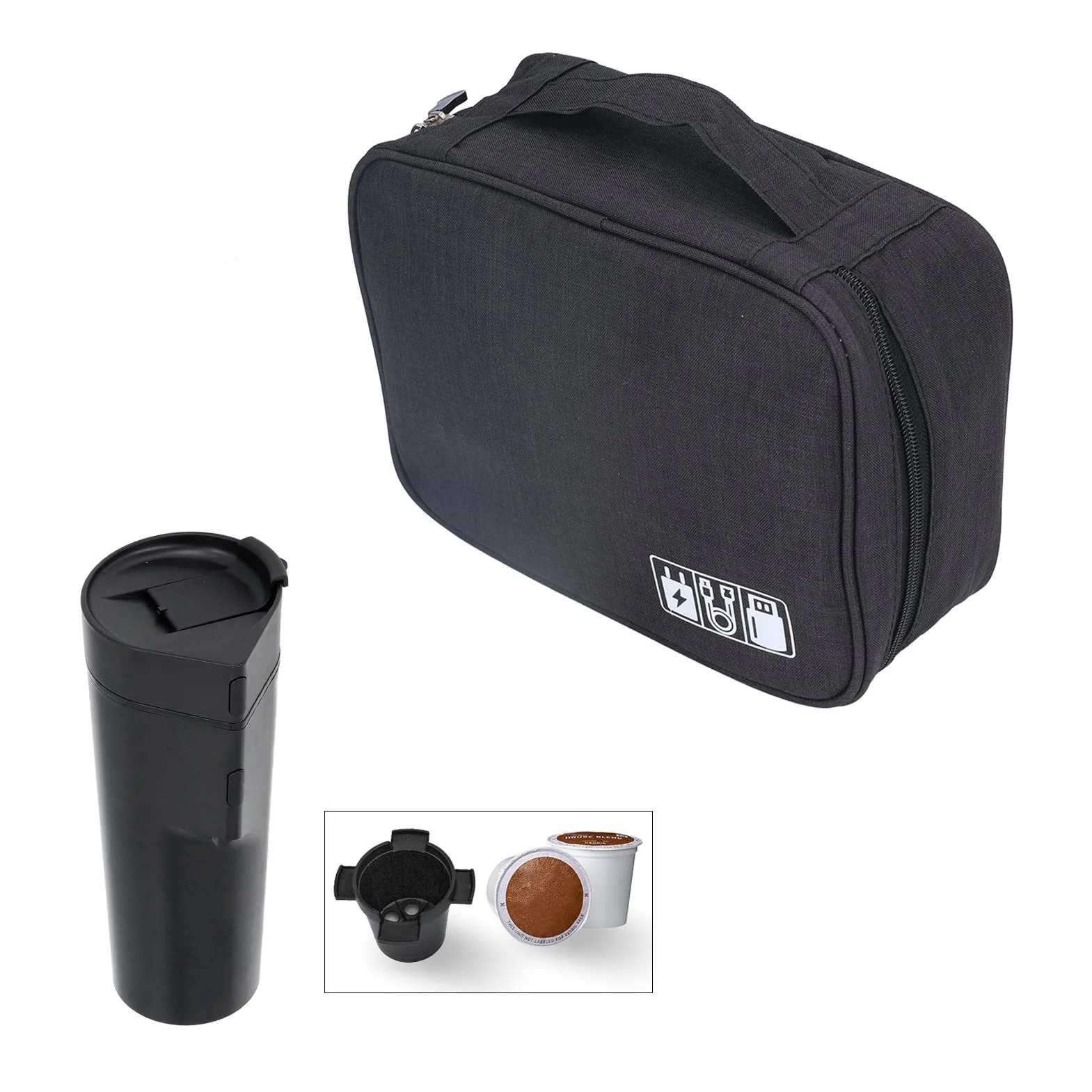 Bolsa de Almacenamiento para Cafetera, Estuche de Viaje Portátil