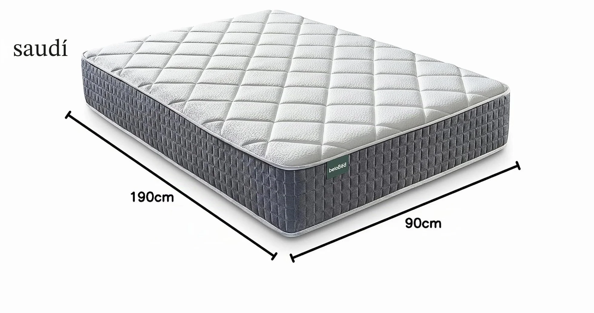 Colchones 90x190 Colchón Viscoelastica Reversible Altura 24 cm Firmeza Media Resistente Transpirable Enrollado Comodo. Dawnrest