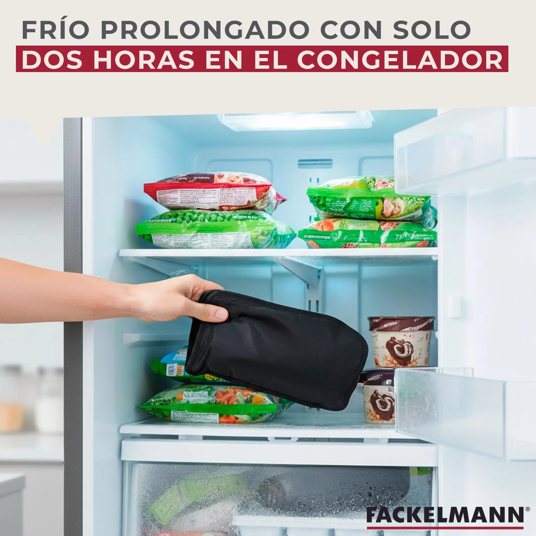 Fackelmann Set de Accesorios para Vino, Incluye 2 Fundas Enfriadoras para Botellas de Vino y Cava, Nylon con Gel Enfriador