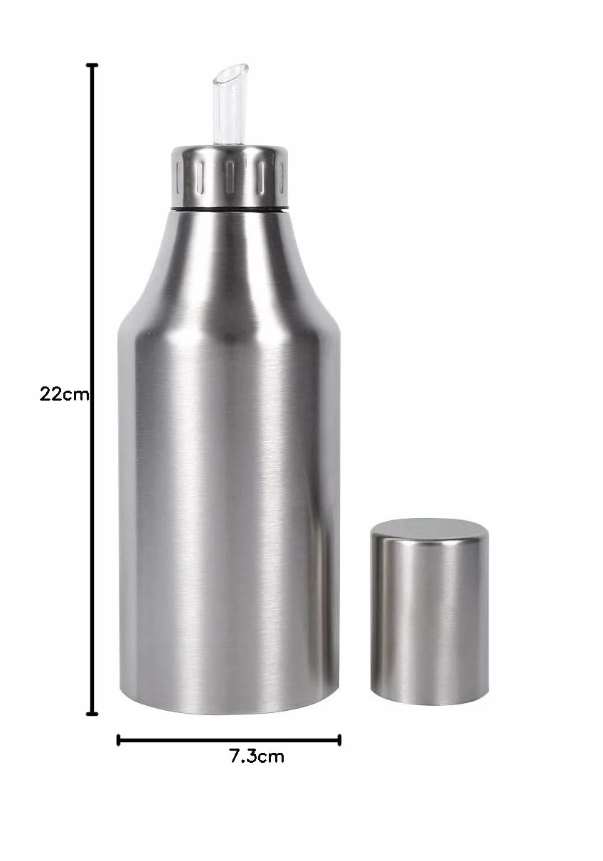 VIFER Botella Dispensadora de Aceite 1000ml, Aceitera Acero Inoxidable