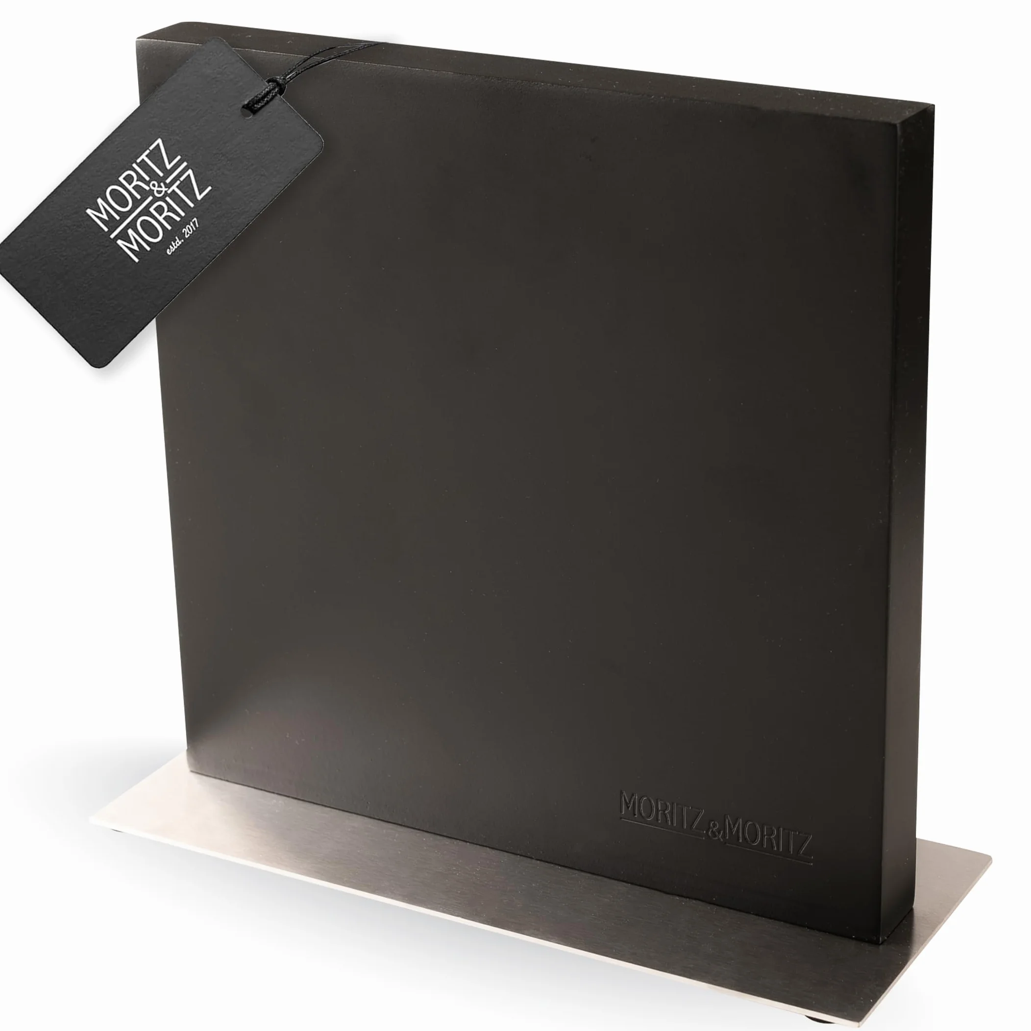Moritz & Moritz Bloque magnético para cuchillos negro – Soporte magnético con fuerte agarre