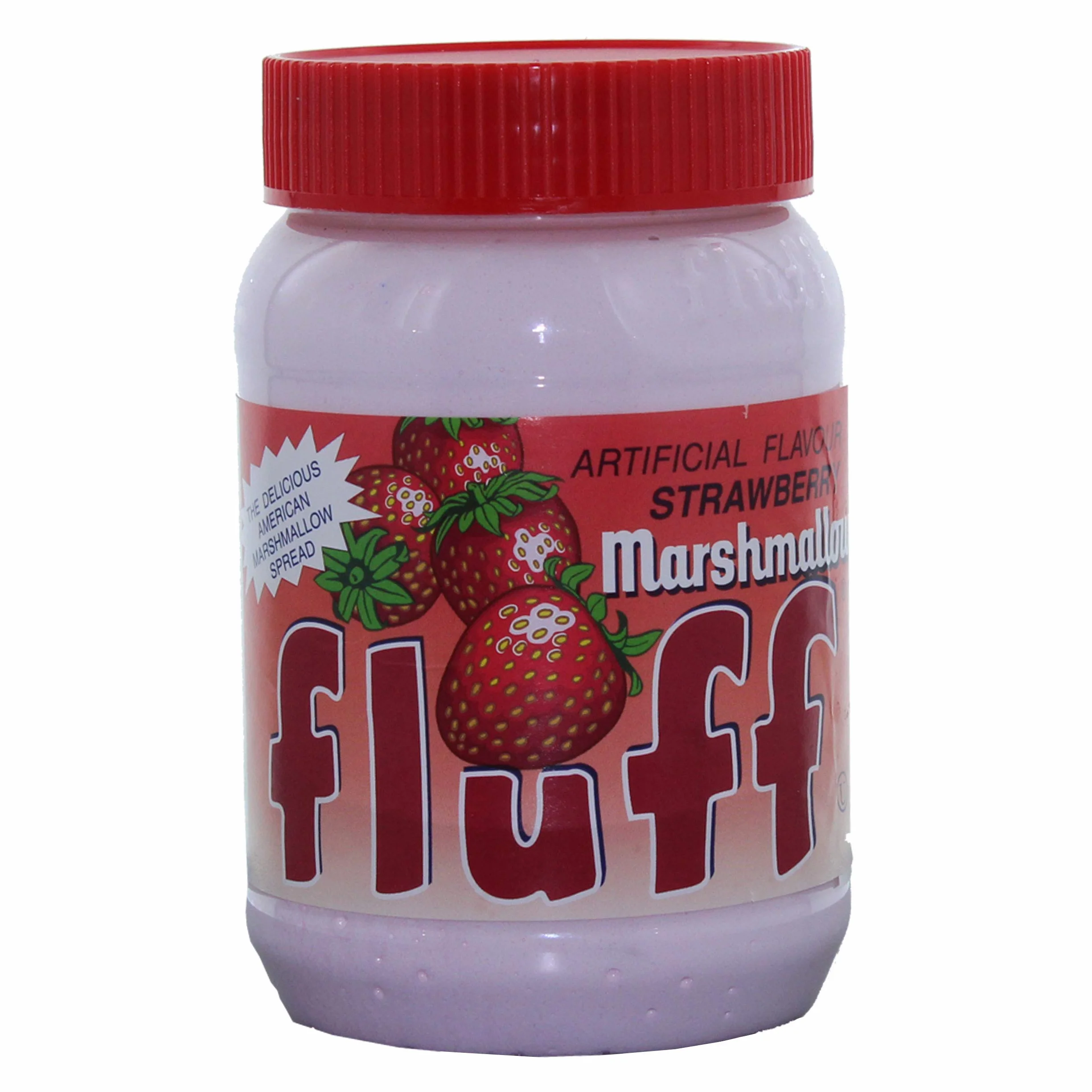 Marshmallow Fluff Strawberry 1pk Gluten Free No Fat Cholesterol Traditional Marshmallow Spread