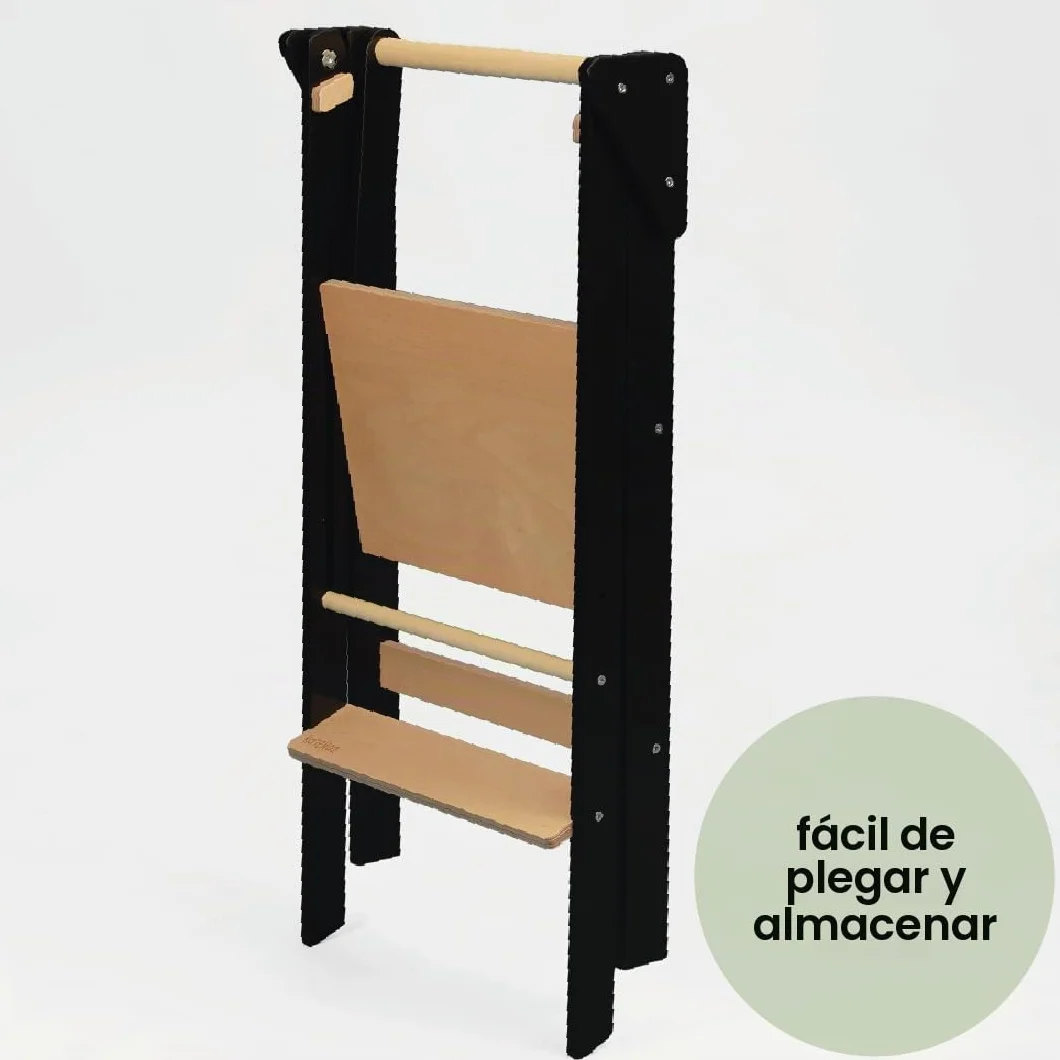 Torre Montessori de Aprendizaje con Rieles de Seguridad para Niños 3-6 Años