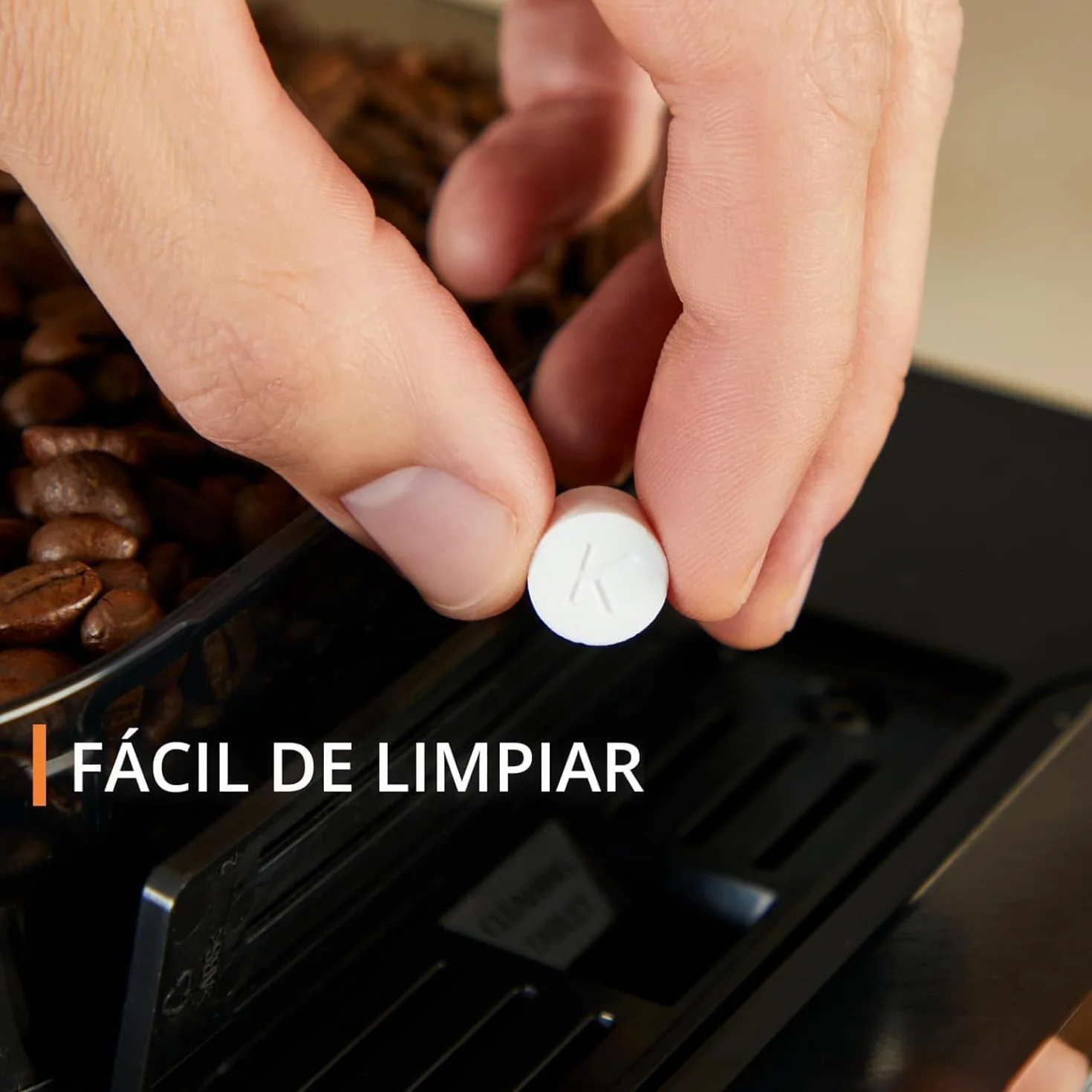 Krups Sensation C50, Cafetera superautomática, Potencia 1450W, Fácil uso, 5 tipos bebidas, Fácil mantenimiento, Alertas lumínicas, Cómoda limpieza, Ajustes personalizados, Boquilla vapor, EA9108