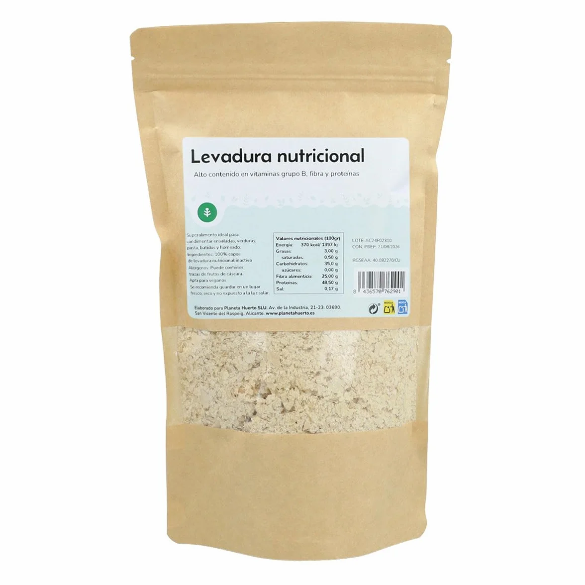 Planeta Huerto Levadura Nutricional 500g