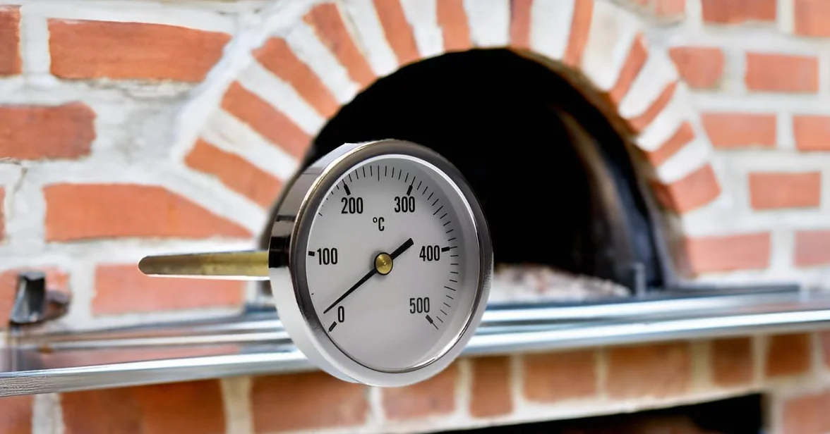 Termómetro para horno de leña, escala de 0 a 500ºC con vaina de 20,30 o 50 cm (30)