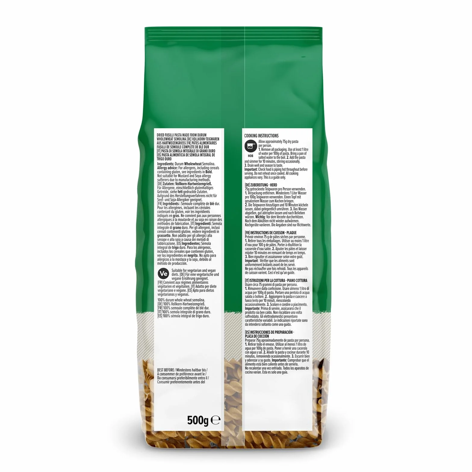 Fusilli Integral 500g by Amazon
