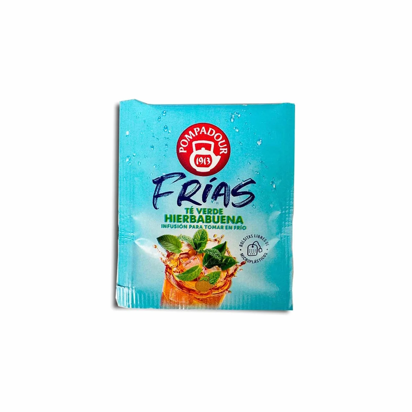 Pompadour Té Verde Hierbabuena Agua Fría 20 Bolsitas 2 Gr