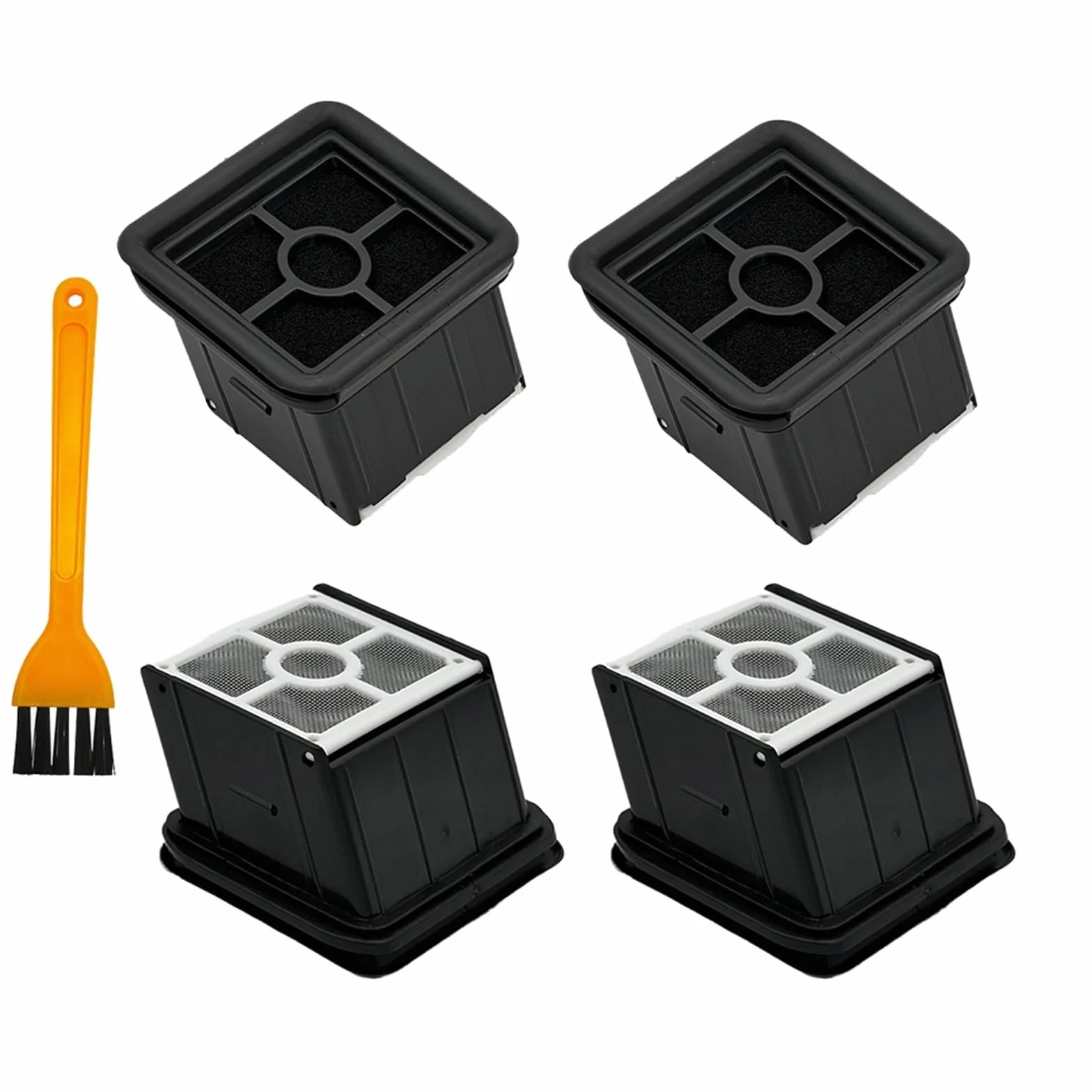 Compatible con ILIFE W90 Pro Inalámbrico Inalámbrico Seco Húmedo Inteligente Trapeador Lavado Aspiradora Piezas de Filtro, Reemplazo de filtros Solamente(2)
