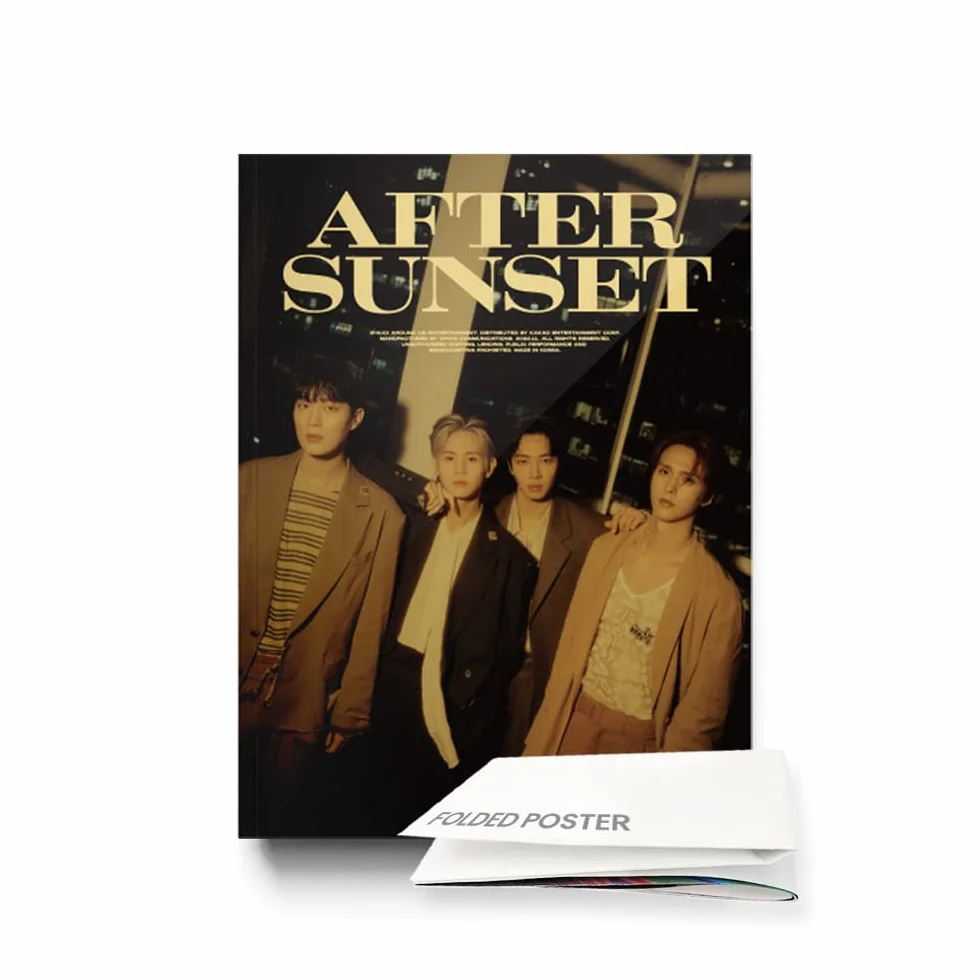 Destacado - AFTER SUNSET 4º mini álbum MIDNIGHT ver + Pre-Order Folded Poster
