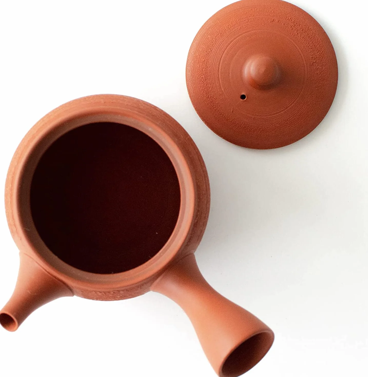 Tokoname Ware Gyokko - Tetera Kyusu de malla de cerámica para un solo uso