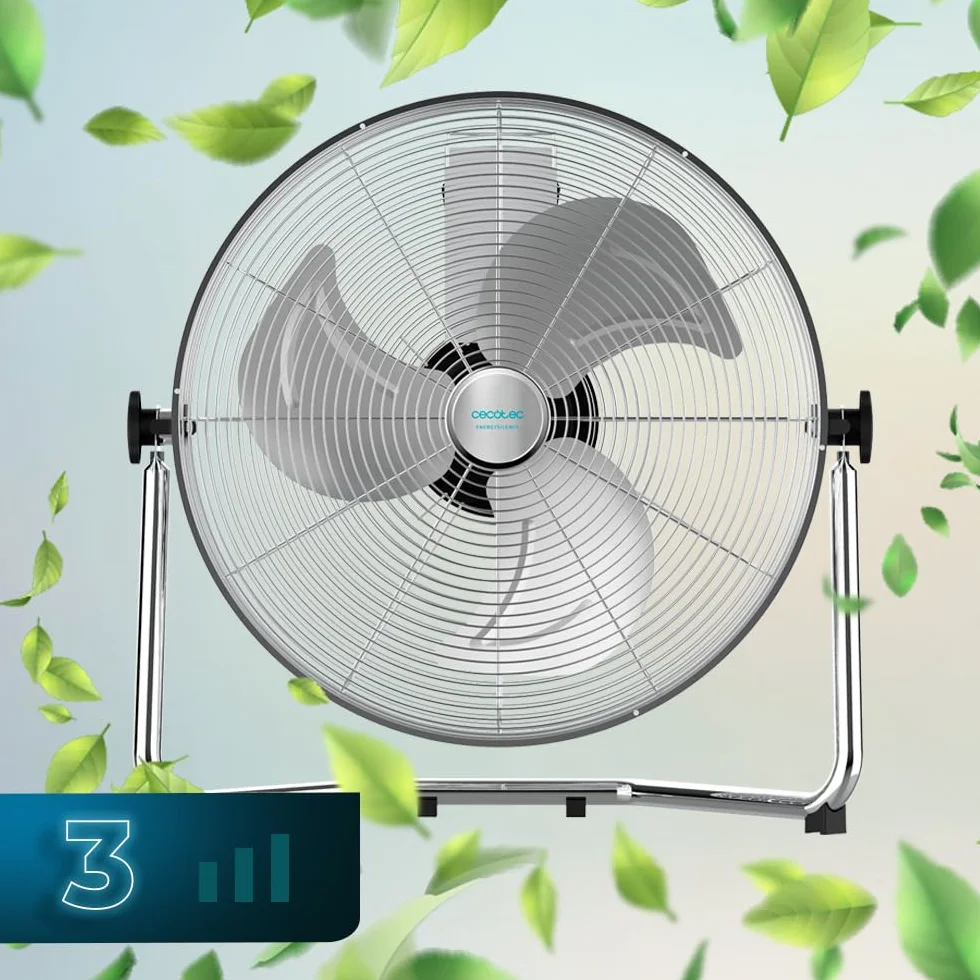 Cecotec Ventilador Industrial EnergySilence 4300 Pro 110 W 45 cm 3 Aspas Metálicas Motor de Cobre