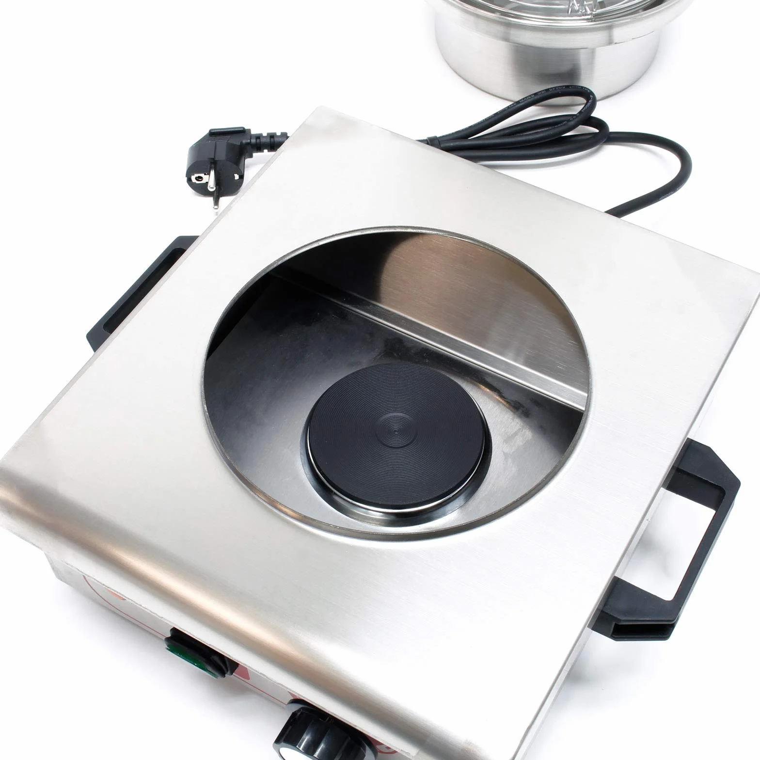 Máquina de perritos calientes 450W Cocedor de salchichas para hostelería fiestas