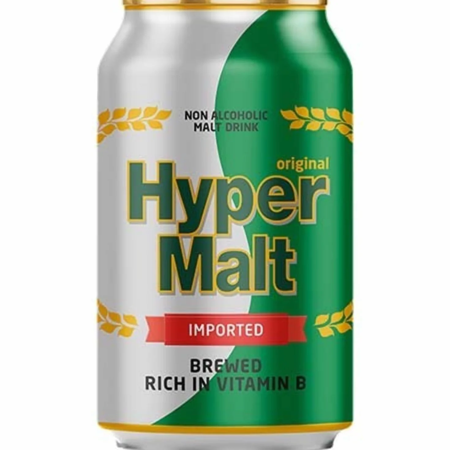 HYPER MALT Bebida de Malta enlatada Paquete 24 x 330 ml