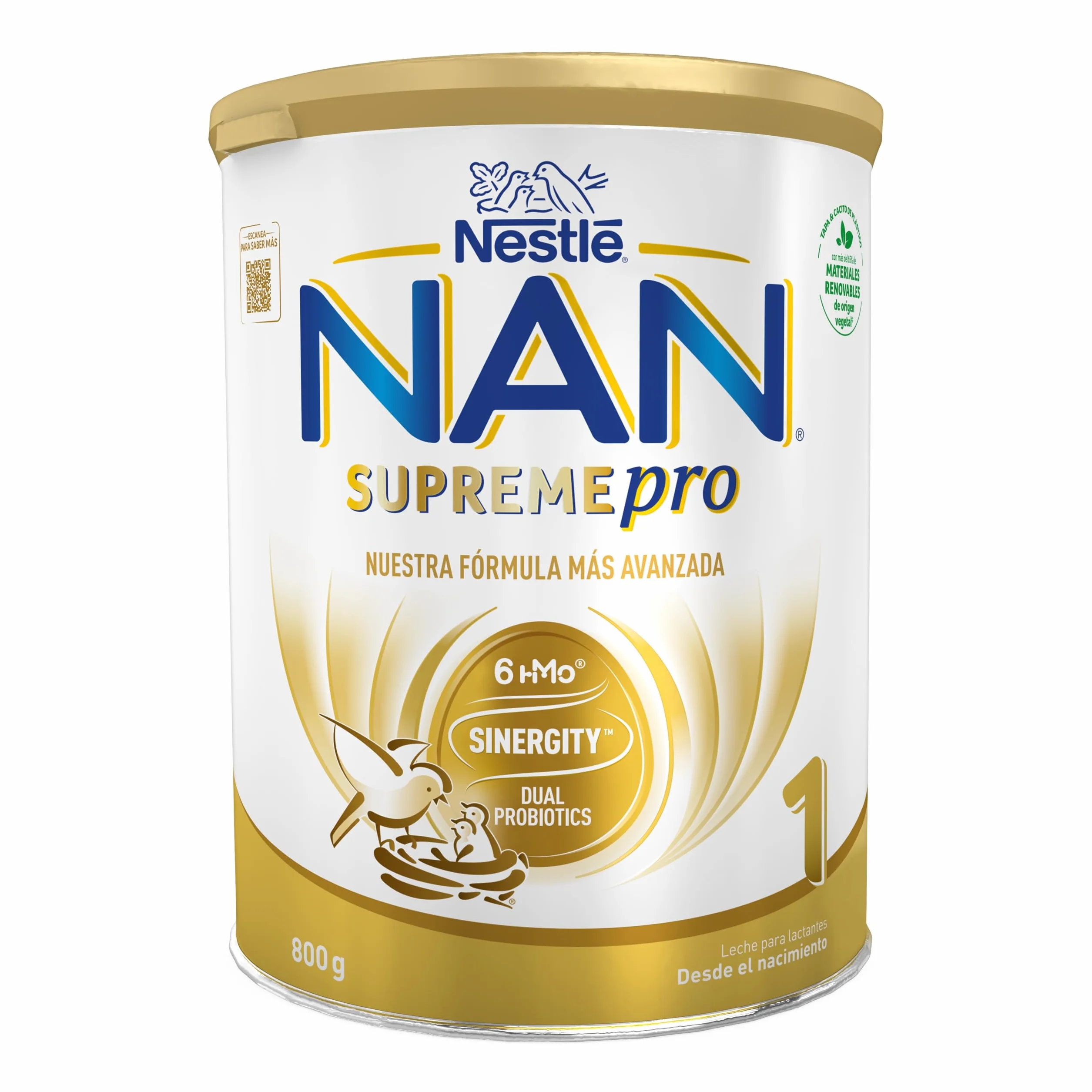 Nestlé NAN SUPREMEPRO 1 Leche para lactantes en polvo 800g