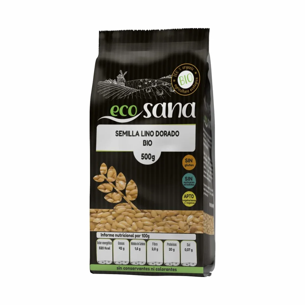 Ecosana Semilla Lino Dorado Bio 500g