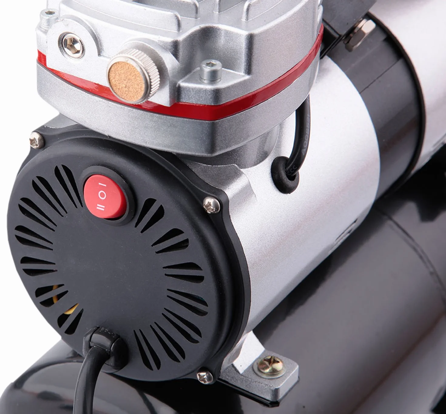 Compresor de aerógrafo Fengda FD-196 con calderín / regulador de presión / 3.5L / 6 bar / parada automática