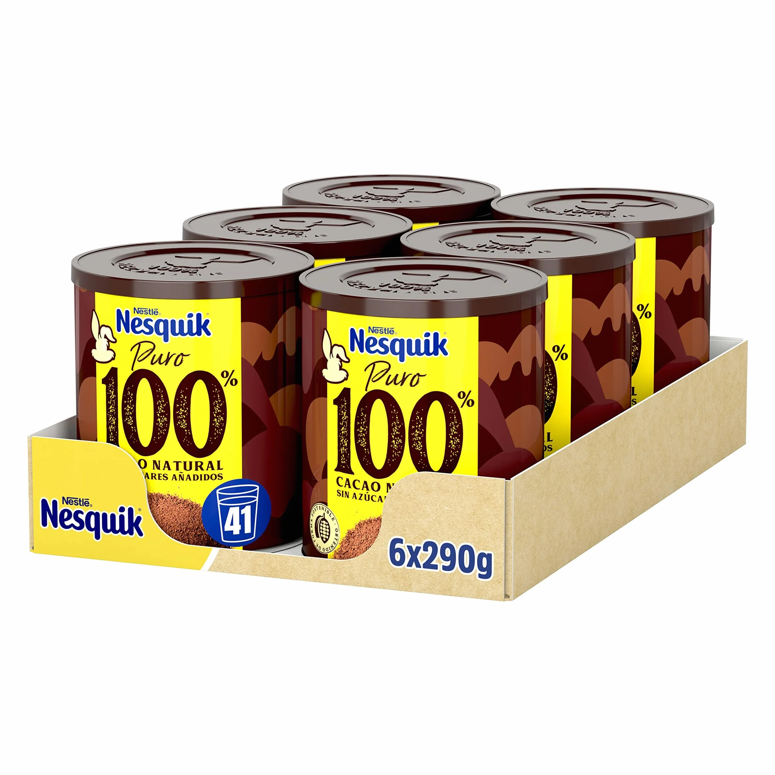 NESTLÉ NESQUIK Intenso 100% Cacao Soluble 290g