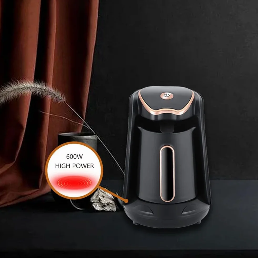 Cafetera Eléctrica Turca 600 W, Automática con Enchufe UE