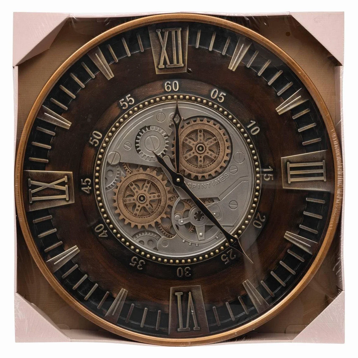 Atmosphera Reloj mecánico Yoni Metal marrón 59cm