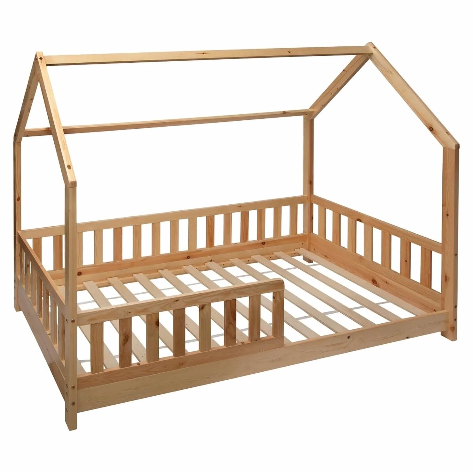 WELL HOME MOBILIARIO & DECORACIÓN Habitación Infantil: Cama Infantil Bosco 90x190cm con Alfombra de Yute Redonda 80cm