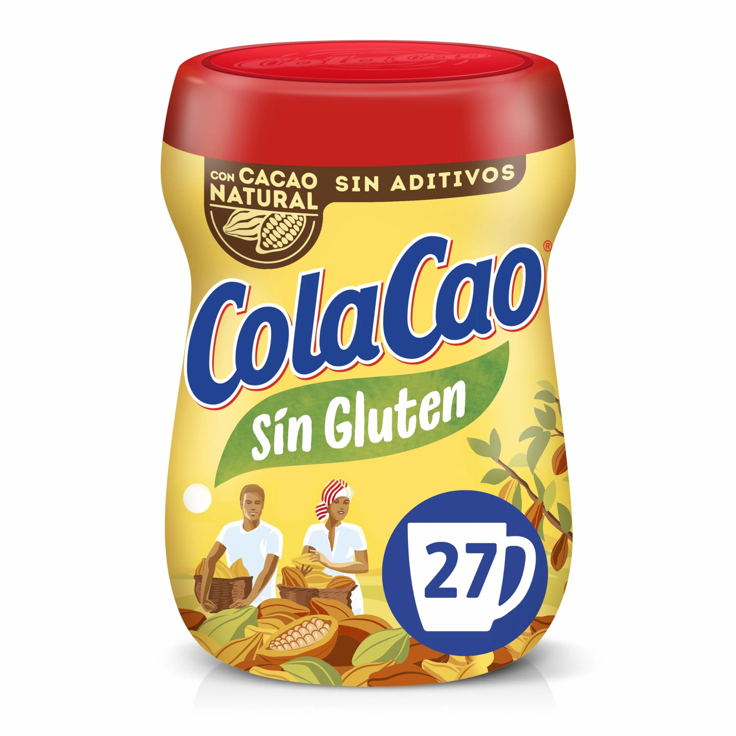 ColaCao Sin Gluten Cacao Soluble Natural 383g 27 Raciones
