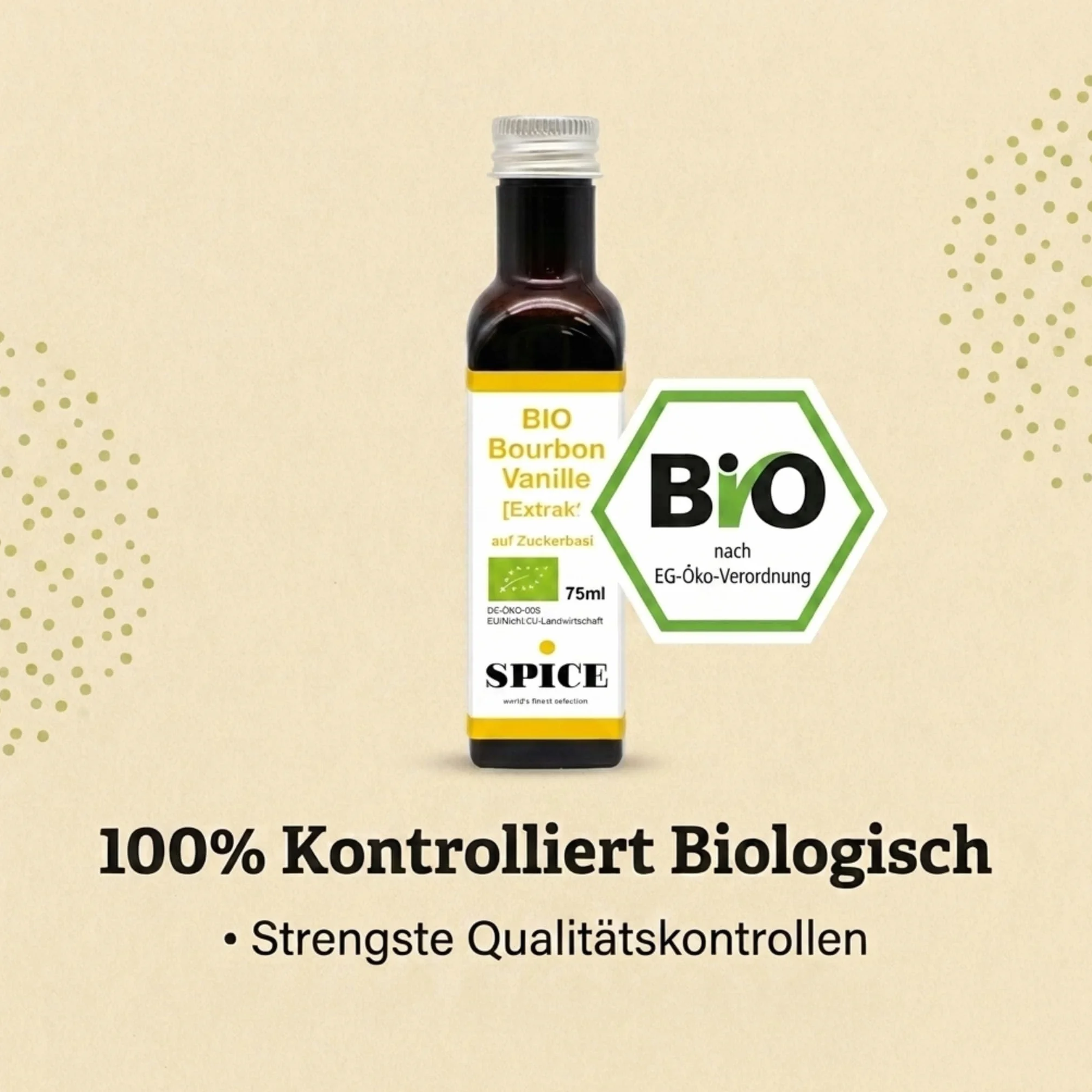 Extracto de Vainilla Bourbon BIO 75 ml natural de Madagascar para hornear
