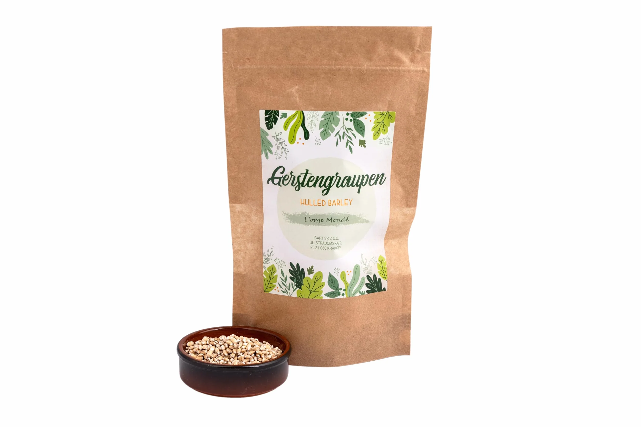 Cebada Descascada 5 kg, Grano Entero, Ideal para Sopas y Ensaladas