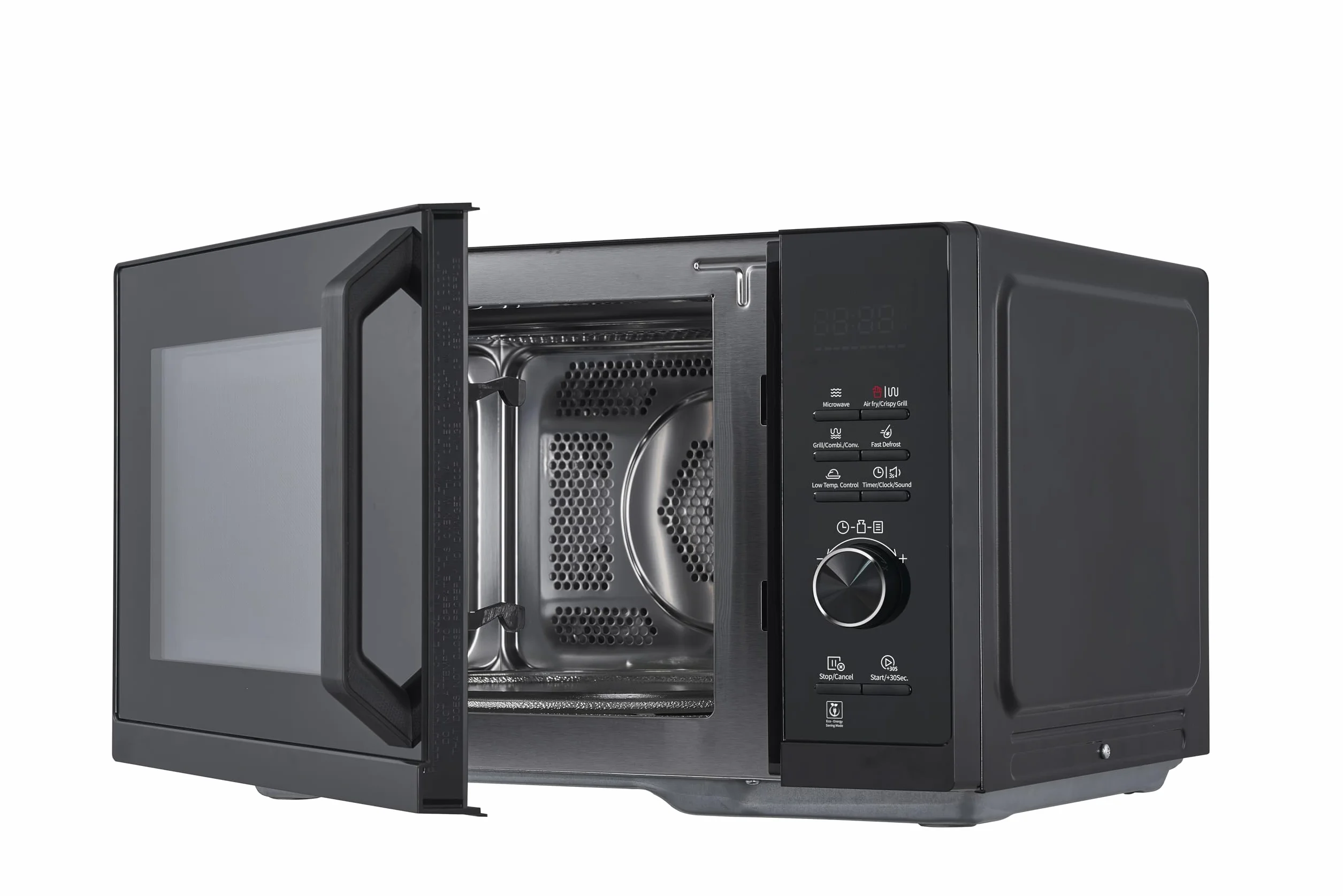 Sharp Microondas Airfry 5 en 1 RCA271TB 900 W, parrilla de 1000 W, aire caliente y función AirFry, convección 2100 W, 27 l, 28 descongelación automática, descongelación controlada por peso y tiempo