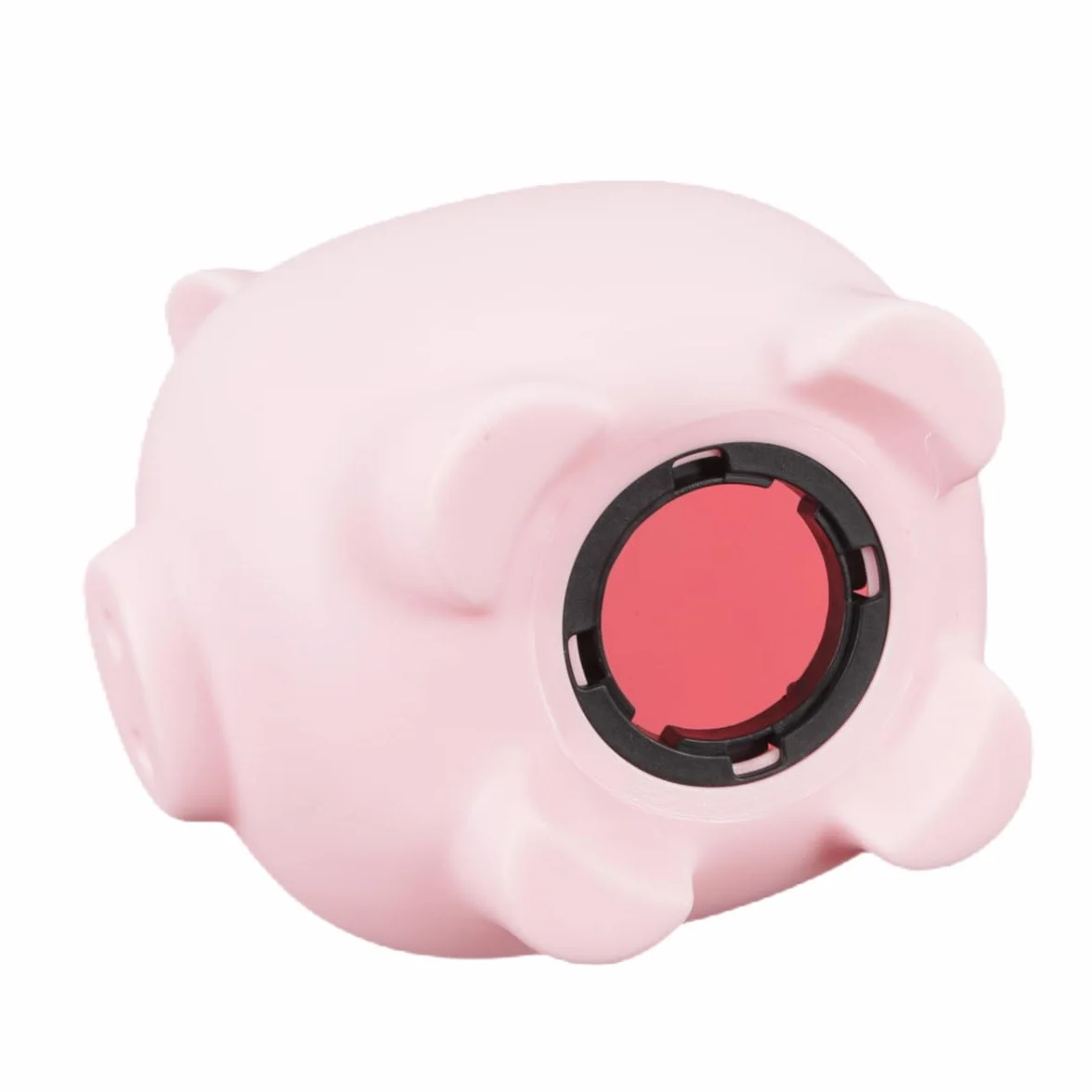 Hucha de cerdito de la suerte irrompible, ideal para cambiar monedas, ideal como accesorio para el hogar, regalo de boda, Navidad y Halloween, 13 x 10 x 11,5 cm, color rosa.
