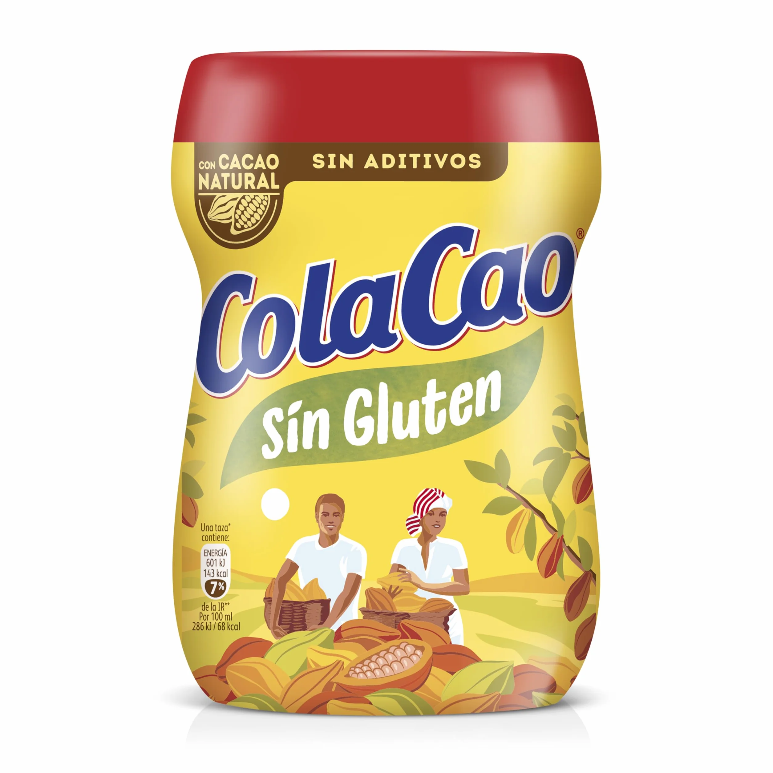 ColaCao Sin Gluten Cacao Soluble Natural 383g 27 Raciones