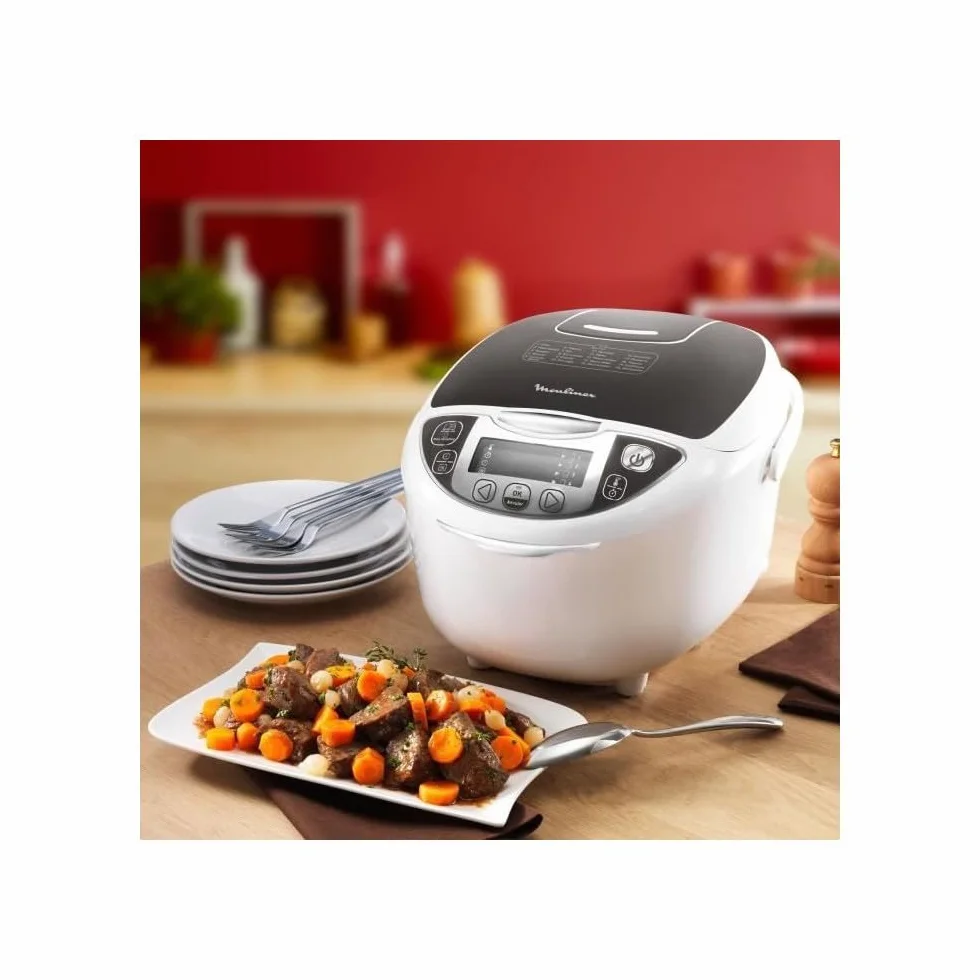 Moulinex MK708E10 Multicocina 15 en 1 Blanco