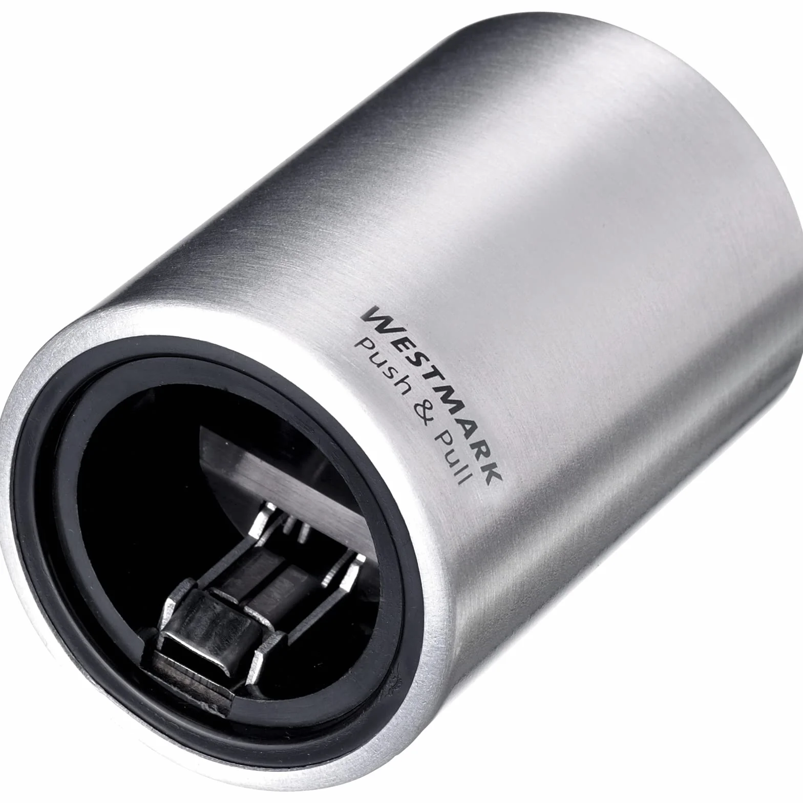 Westmark Abrebotellas automático elevador de tapas aluminio satinado 5.3 x 5.3 x 8 cm plateado