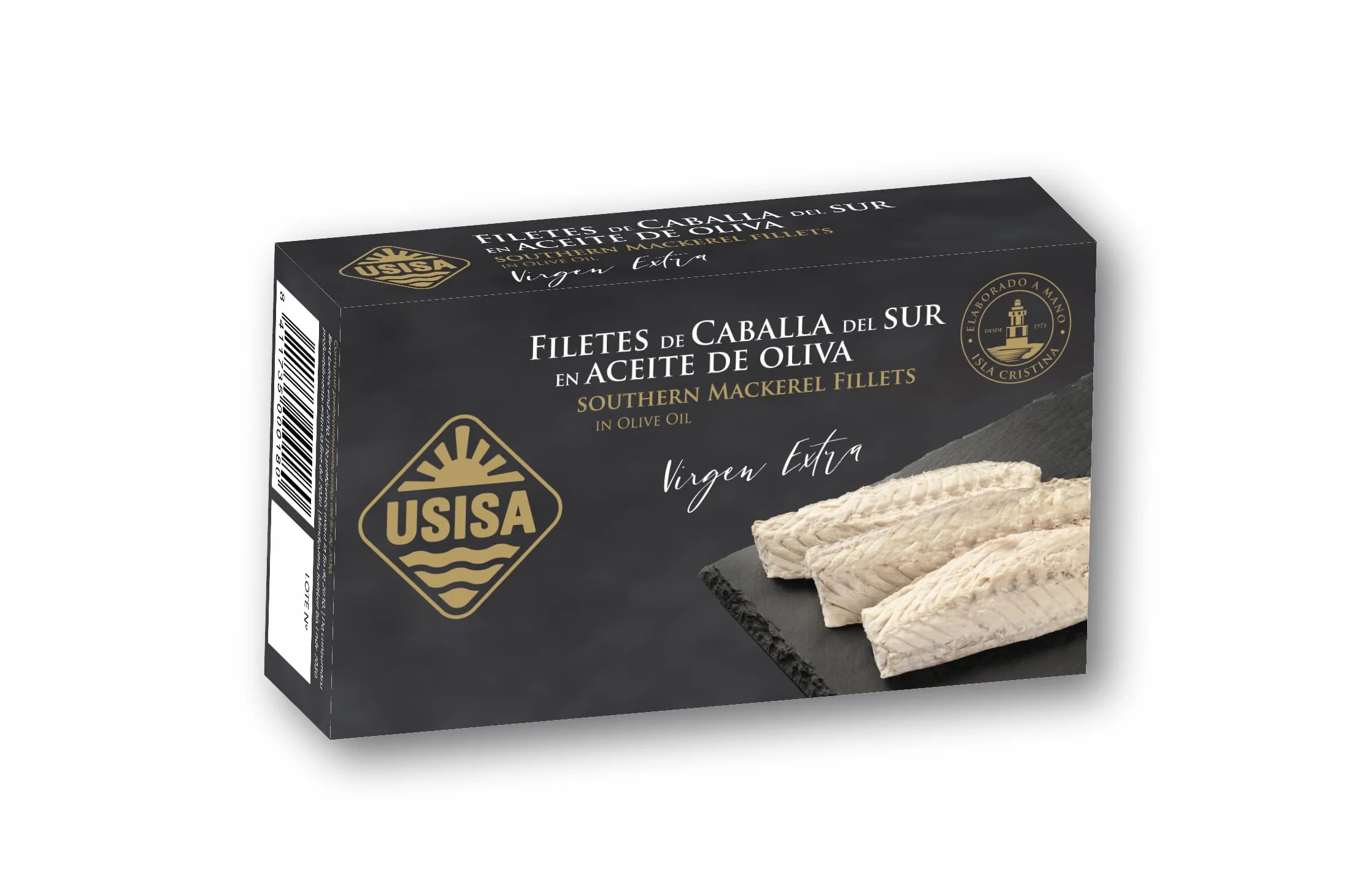 Conserva de Pescado Filetes de Caballa en Aceite de Oliva Virgen Extra Pack de 5 Latas 120g