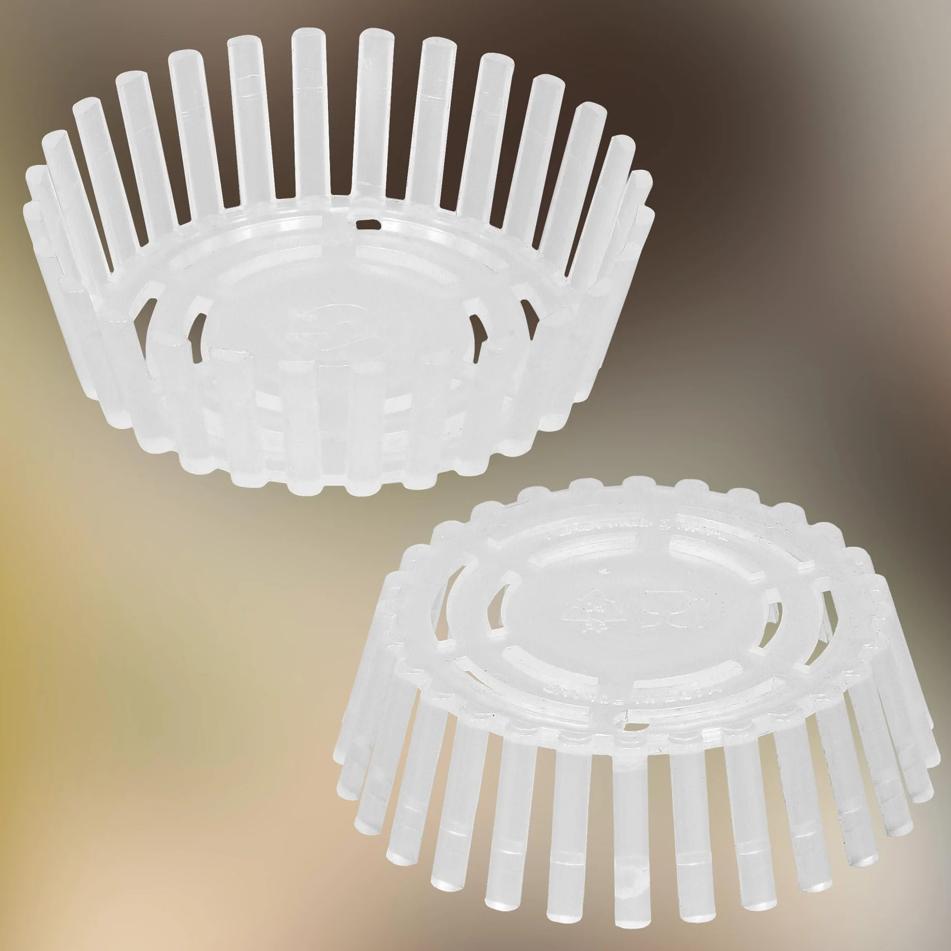 KOTARBAU® Set de 30 Unidades Pesos de Fermentación - Rejilla de Fermentación para Tarros - Polipropileno - 100 mm - Transparente - Accesorio para Conservas