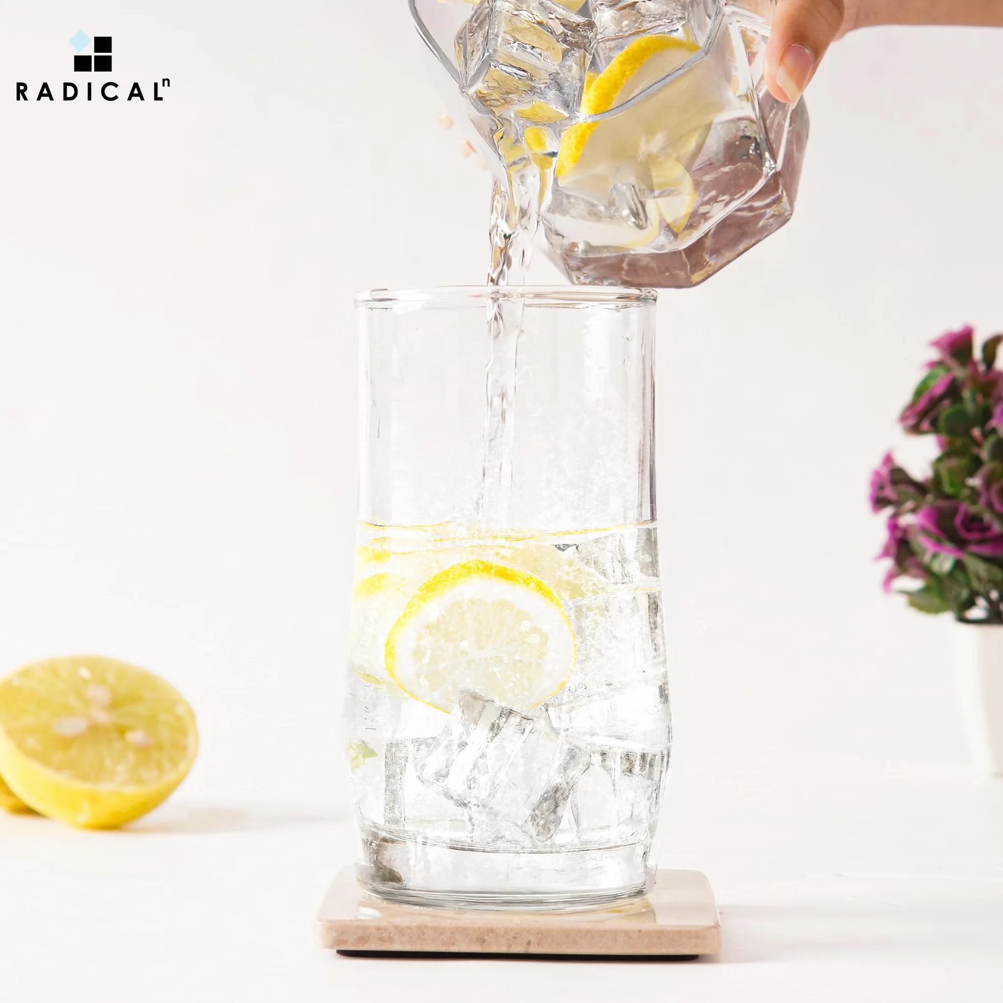 Posavasos Cuadrados de Mármol de 3.5 Pulgadas Hechos a Mano para Decoración Moderna de Escritorio y Cocina