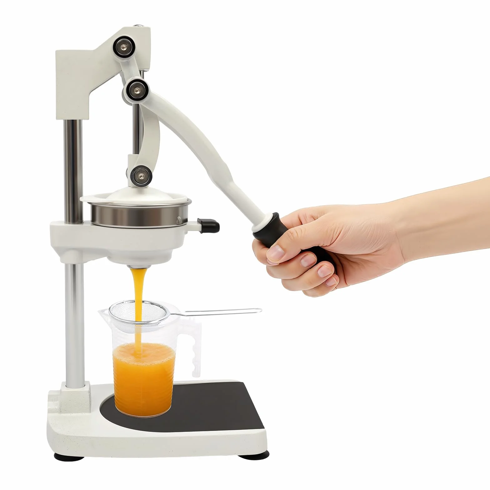 Exprimidor manual, exprimidor de limones comercial, exprimidor profesional con base antideslizante para cítricos, perfecto para el hogar y la restauración