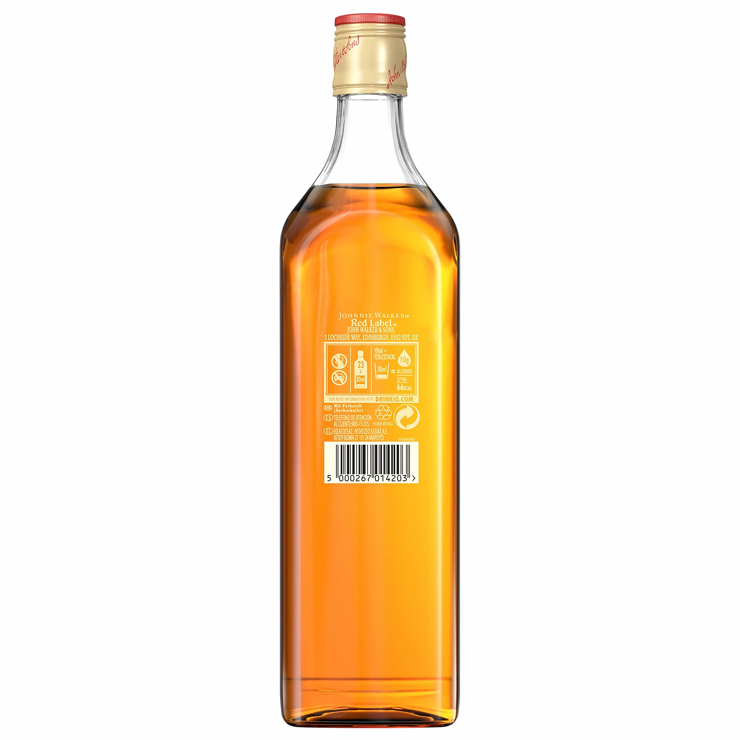 Johnnie Walker Red Label Blended Scotch Whisky 700 ml