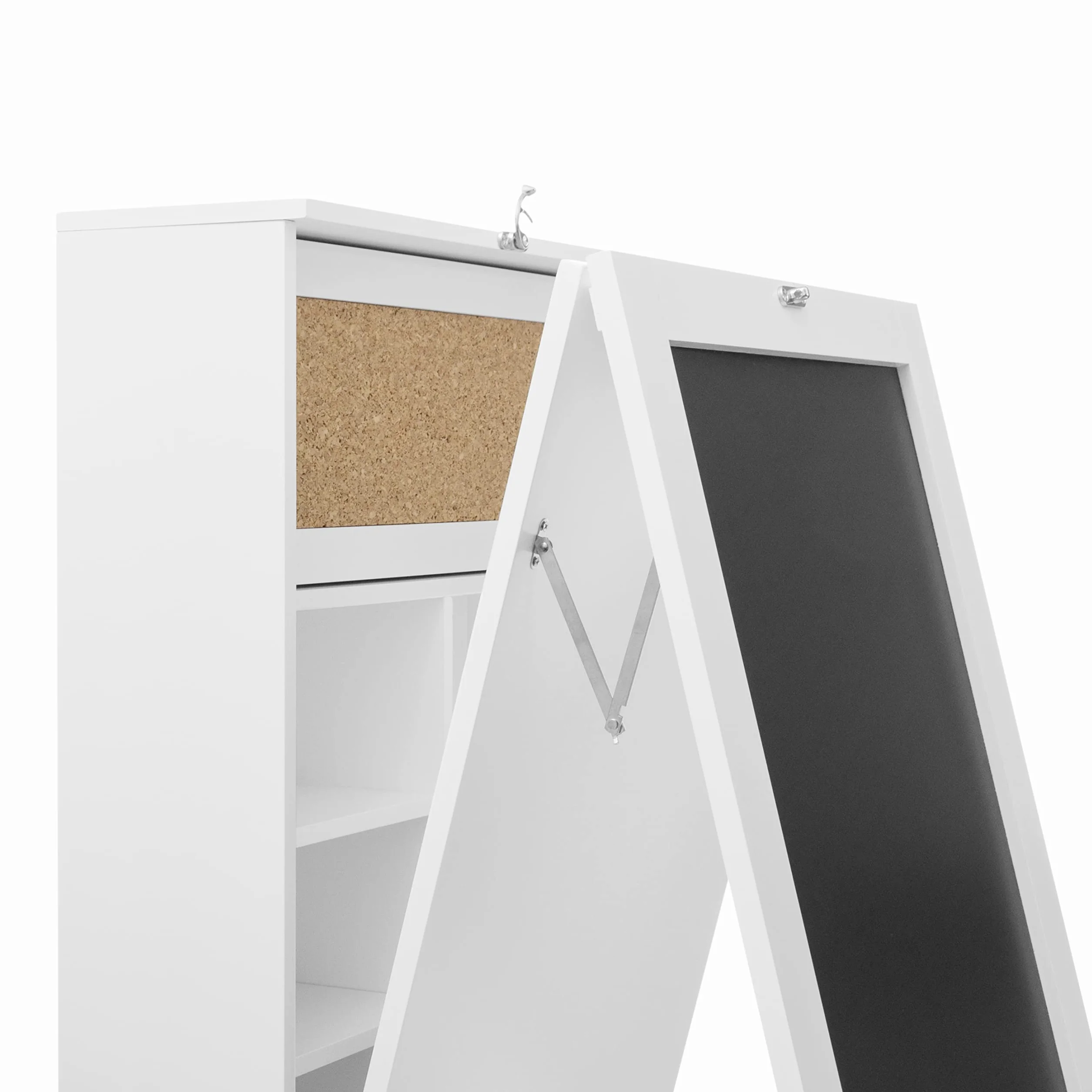 InnovaGoods Mesa Plegable de Pared Woldy 80x50x18 cm Blanco