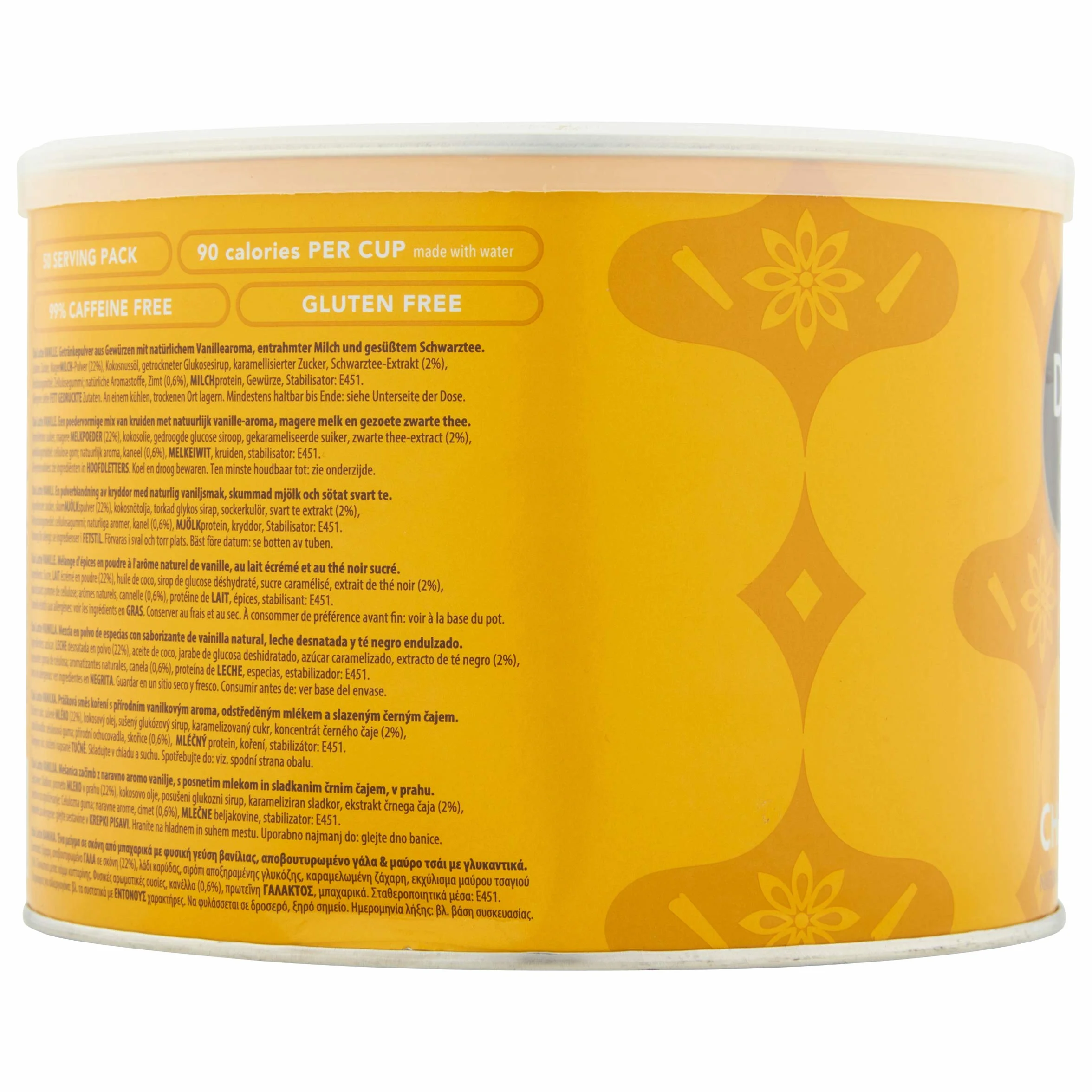 Drink Me Chai Té Chai Latte de Vainilla 1 kg Paquete de 1 50 Porciones