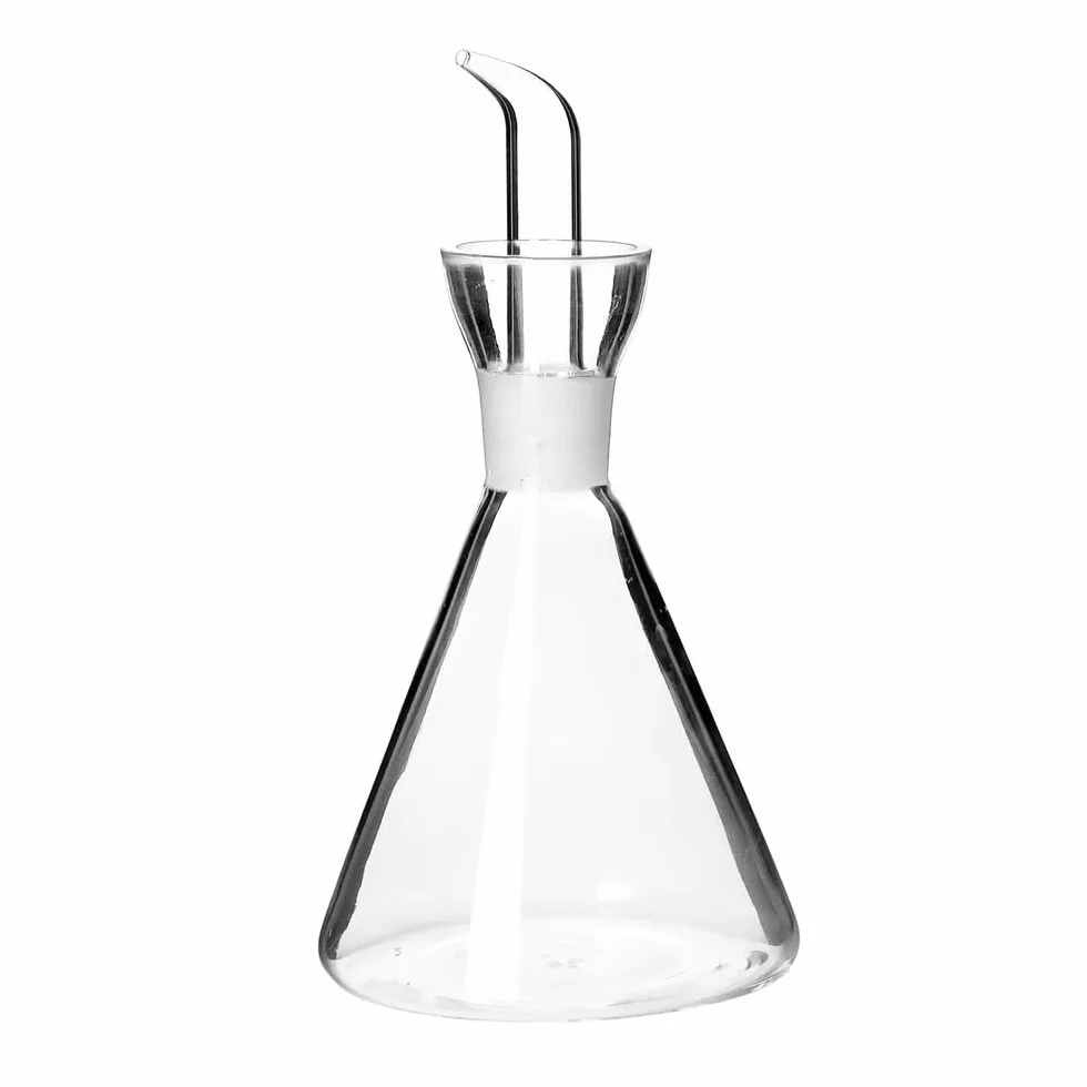 Aceitera Antigoteo de Cristal para Mesa Cocina con Servicio de 125 CC, 250 CC, 500 CC, 750 CC, 1000 CC a Escoger (250 ml)