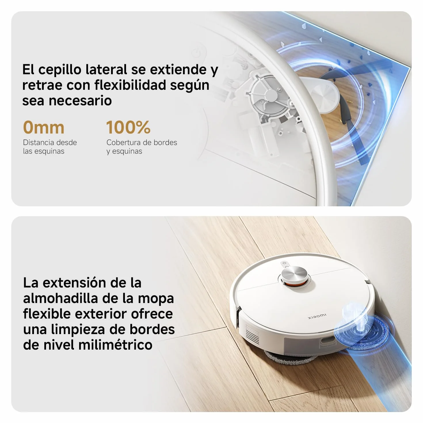 XIAOMI S40 Pro Robot Vacuum Cleaner 15000 Pa Suction Anti-tangle Brushes Auto-lift Mop App & Voice Control