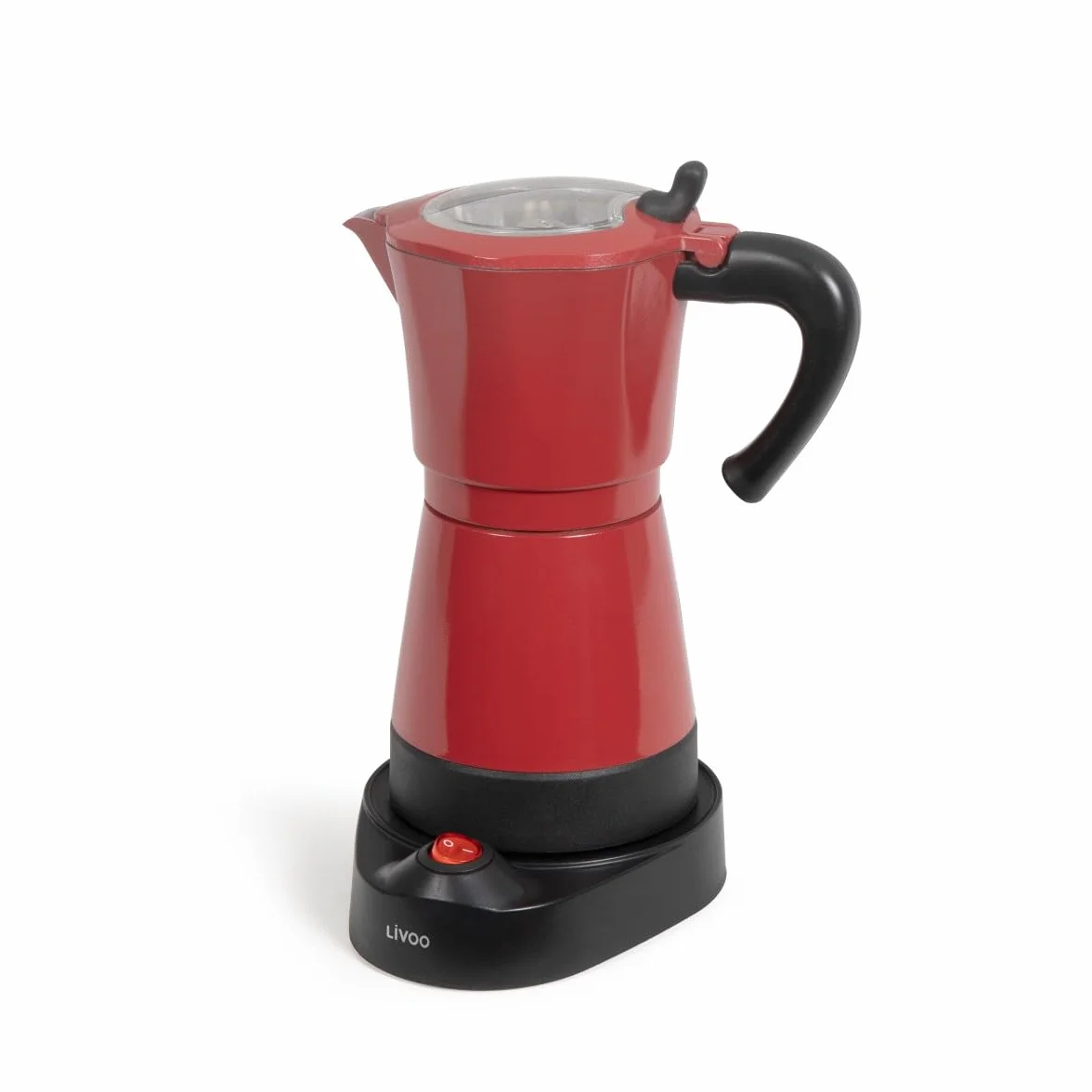 Livoo DOD117A Cafetera italiana eléctrica 300 ml 6 tazas 480 W aluminio