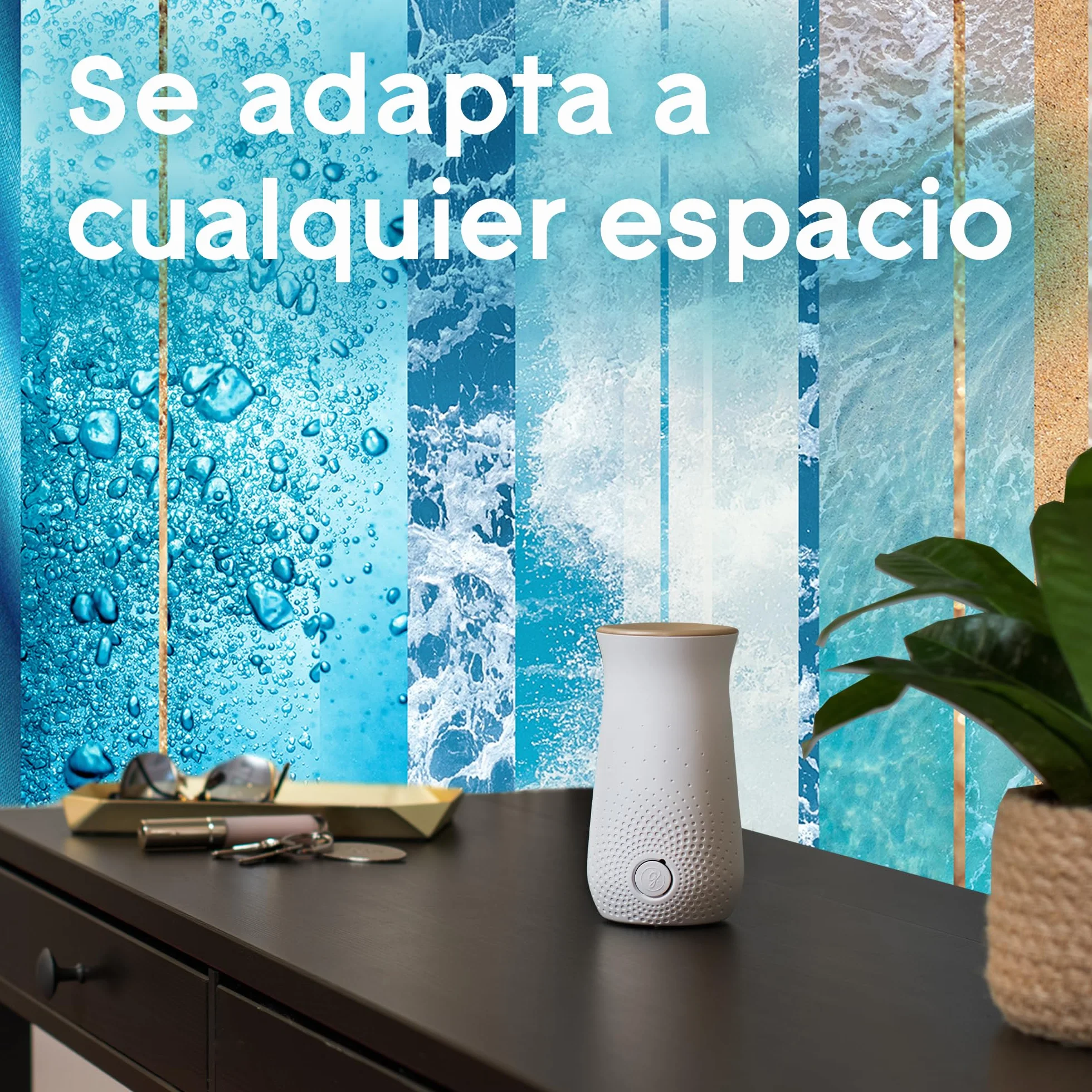 Glade Ambientador Autómatico Sense & Spray Relaxing Zen, Sensor de Movimiento, 120 Días, Aceites Esenciales, Pack 2 Recambios