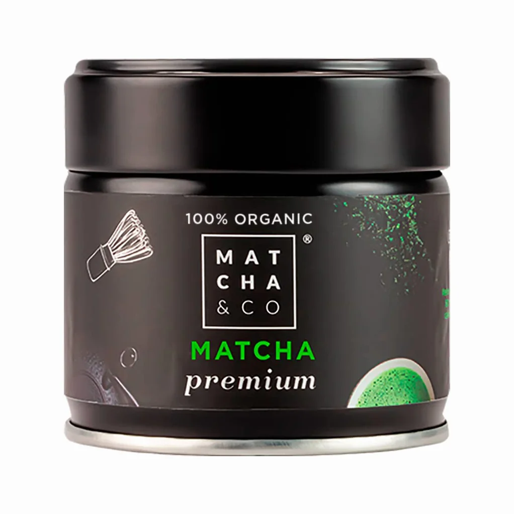 Matcha & CO Té Matcha Premium 100% Ecológico Grado Ceremonial en Polvo Orgánico de Japón 30 Gramos